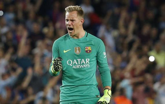  特尔施特根失误致巴萨旧将破门得分  